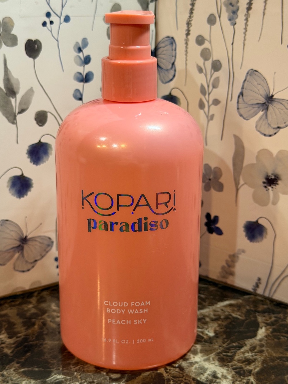 Kopari Cloud Foam Body Wash Peach Sky 16.9oz